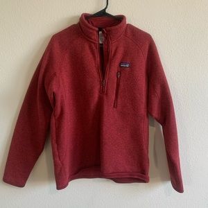 Patagonia Better Sweater 1/4 Zip Red